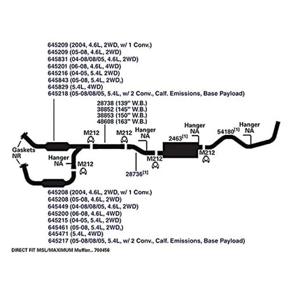AP EXHAUST 28738 AP Exhaust Products 28738 Exhaust Pipe