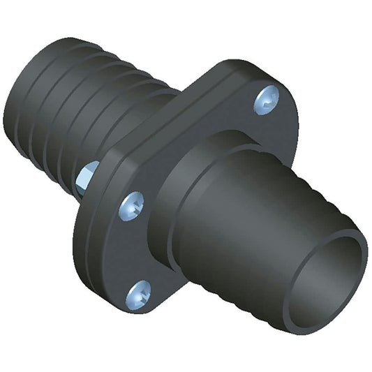 T-H MARINE ILS-1200-DP T-H Marine Double Barb Inline Scupper Check Valve - 1-1/8" - Black