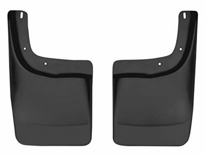 Husky Liners - Rear Mud Guards | 1997-2004 Ford F150 Standard/SuperCab w/OE Fender Flares, Rear Set - Black, 2 Pc. | 57411