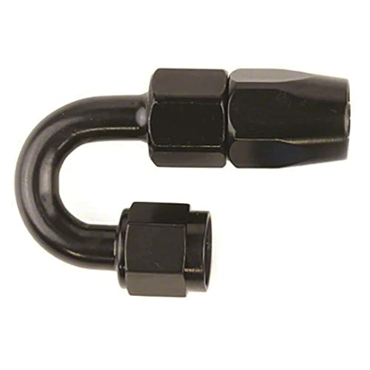 SPEEDFX 511080BK Black Full Swivel Hose End Fitting, -10AN, 180° (511080BK) by SpeedFX
