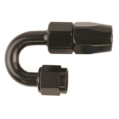 SPEEDFX 511080BK Black Full Swivel Hose End Fitting, -10AN, 180° (511080BK) by SpeedFX