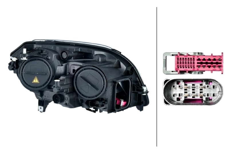Hella 354878151 Mercedes-Benz GLK250 Headlight Assembly