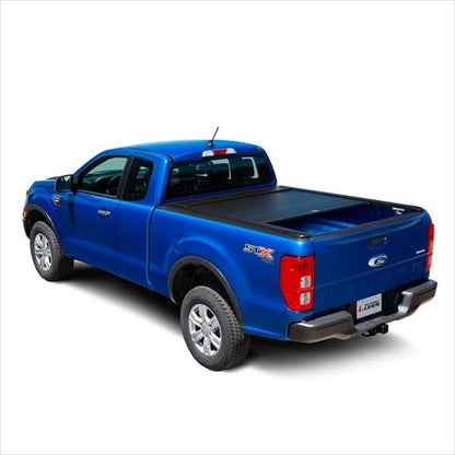 PACE EDWARDS KMN182 Manual Retractable Lockable Using Tailgate Handle Lock Black Matte Aluminum