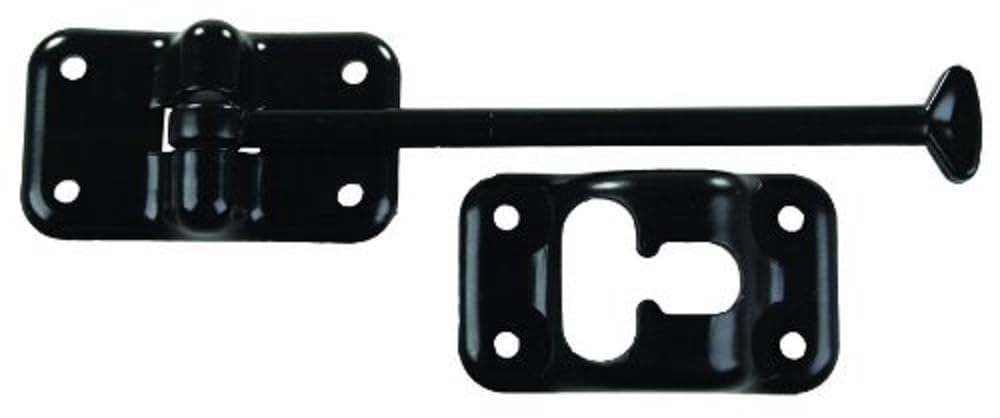 JR PRODUCTS 10434 JR Products 10434 Plastic T-Style Door Holder - Black, 6"