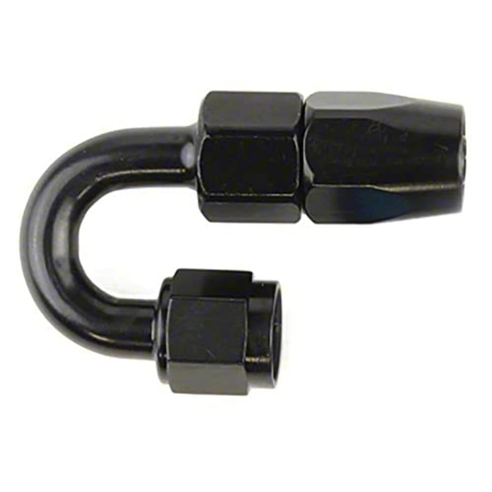 SPEEDFX 510680BK Speedfx 510680BK -6AN X 180 BLK HOSE END