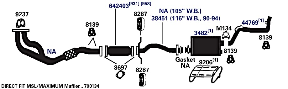 AP EXHAUST 8139 Ap Exhaust 8139 HANGER
