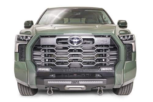 FAB FOURS TT22-N5451-1 Fab Fours TT22-N5451-1 Winch Mount fits 22-23 Toyota Tundra - 2 Stage Black Powder Coated - w/No Guard