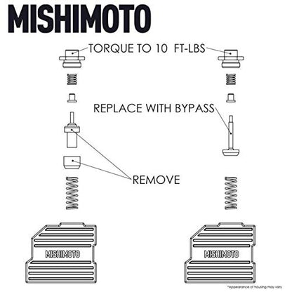 MISHIMOTO MMTC-JK-TBV Mishimoto MMTC-JK-TBV Thermal Bypass Valve Kit, Compatible With Jeep Wrangler JK 2012-2018, Black