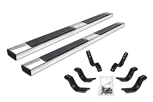 GO RHINO 6862418087PS Go Rhino 6862418087PS 6" OE Xtreme II Side Steps with Mounting Brackets Kit for Ford 99-16 F-250 Super Duty, Ford 99-16 F-350 Super Duty (Crew Cab Pickup)