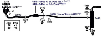 AP EXHAUST 7445 AP Exhaust Products 7445 Exhaust Muffler