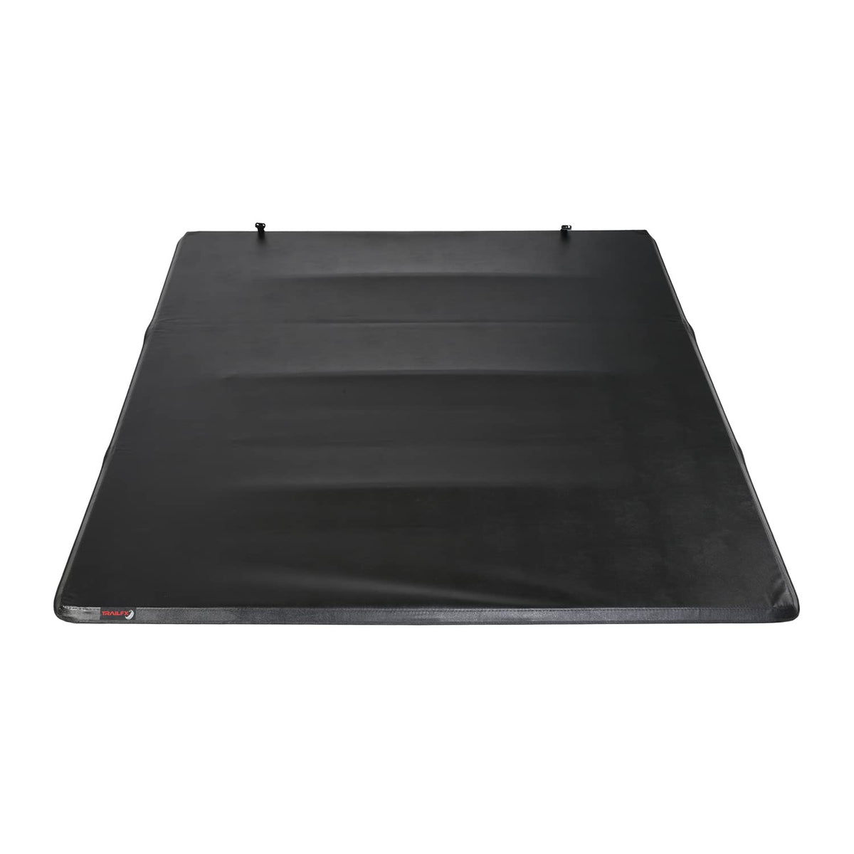 TRAILFX TFX5001 TrailFX Tonneau Cover Fits 2005 2015 Toyota Tacoma TrailFX TFX5001 Soft Tri Fold Black Vinyl Aluminum Rails Lockable Tailgate Handle Requires Rail Clamp