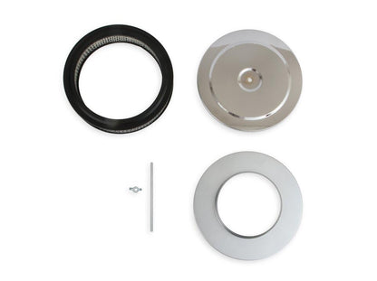 MR GASKET 1487 Mr. Gasket 1487 Air Cleaner - 9 Inch Diameter x 2-3/4 Inch Tall - Chrome