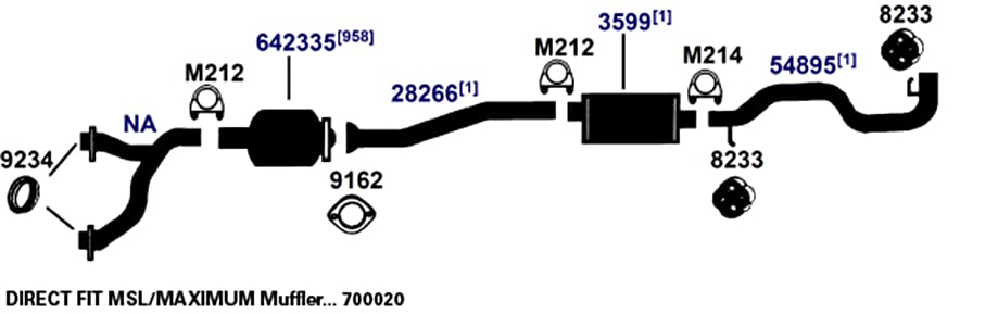 AP EXHAUST 28266 AP Exhaust Products 28266 Exhaust Pipe