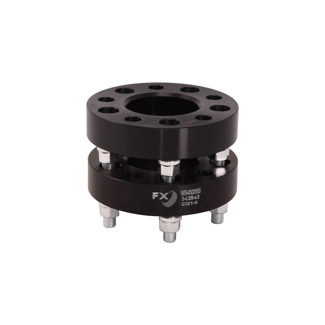 TRAILFX W545005B Trailfx W545005B HUB CENT WHL SPCR BLK 5X4.5 1/2' LU