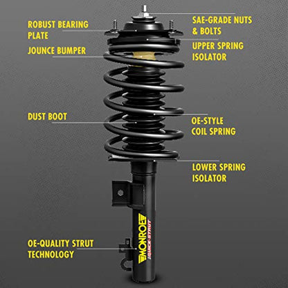 MONROE RS999919 Monroe Shocks & Struts Quick-Strut 171580 Strut and Coil Spring Assembly