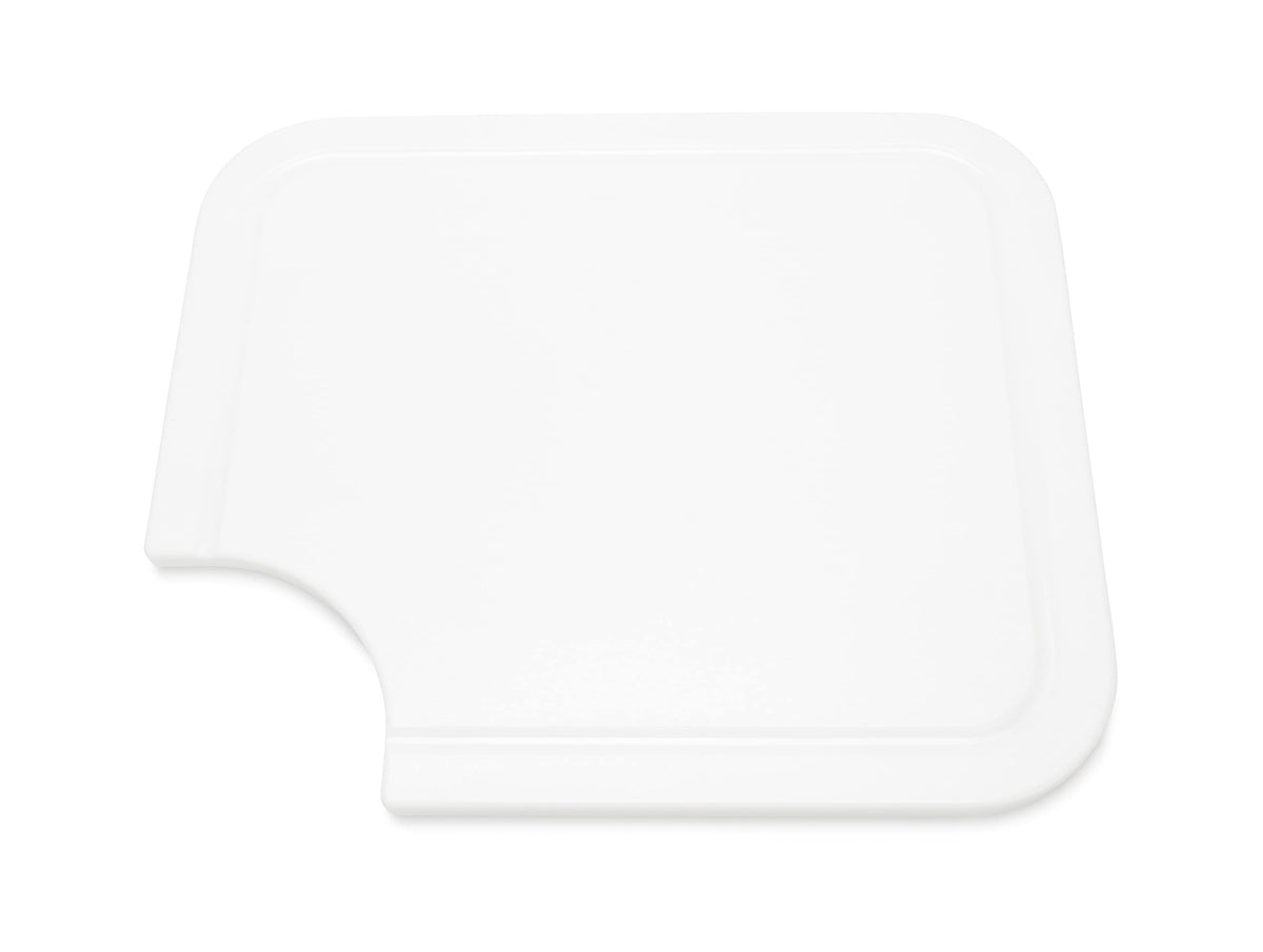 CAMCO 43857 Camco Camper/RV Sink Mate Cutting Board | Features Built-In Juice Groove & Cut Corner for Scrap Disposal | Designed w/Adjustable Rubber Feet for Different Sink Sizes | Expand Kitchen Workspace (43857)