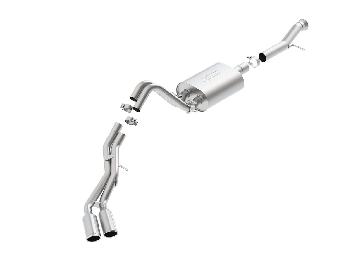 BORLA 140652 BORLA 140652 Cat-Back Perf. Exhaust Sys. for 2015-2020 Cadillac Escalade/GMC Yukon Denali 6.2L V8 Automatic Transmission 2, 4 Wheel Drive 4 Door. Does NOT Fit Escalade ESV Or Yukon Denali XL Vehicles