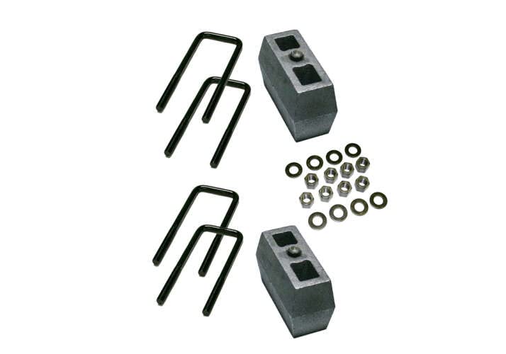 SUPERLIFT 9227 RealTruck SUPERLIFT SUSPENSION 2" Block Kit for Ford F-250/F-350 | Rear Lift Blocks, U-Bolts, & Hardware | 9227 | Fits 2011-2024 Ford F-250/F-350 4WD with 3 5/8" Axle Tube & Top Mounted Overload Leaf