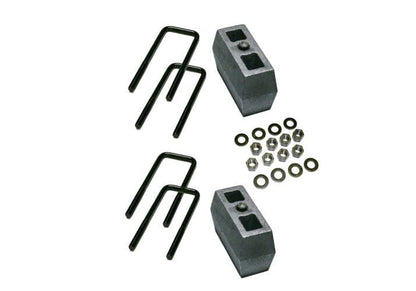SUPERLIFT 9227 RealTruck SUPERLIFT SUSPENSION 2" Block Kit for Ford F-250/F-350 | Rear Lift Blocks, U-Bolts, & Hardware | 9227 | Fits 2011-2024 Ford F-250/F-350 4WD with 3 5/8" Axle Tube & Top Mounted Overload Leaf