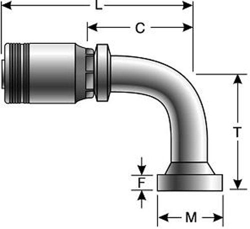 Gates G23366-3232 GlobalSpiral Series MAX Pressure Couplings