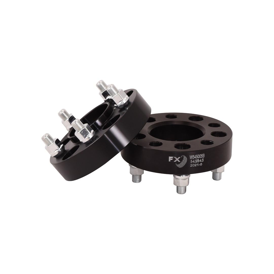 TRAILFX W545005B Trailfx W545005B HUB CENT WHL SPCR BLK 5X4.5 1/2' LU