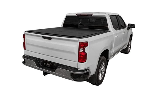 Lomax B3070019 LOMAX B3070019 Hard Tri-Fold Cover; Black Urethane Finish; Single Rail;