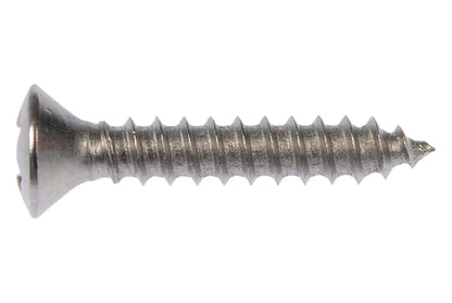 DORMAN 784-100 Dorman Self Tapping Screw-Stainless Steel-Oval Head-No. 6 x 1/2 In., 3/4 In