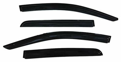 TRAILFX 4810H TrailFX Rainguard Window Vents Fits Nissan Titan Crew Cab 2017-2024 Smoke Acrylic Low Profile Tape-On Side Four Price Window Deflectors TrailFX 4810H