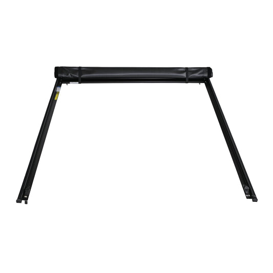 TRAILFX TFX5213 TrailFX Soft Roll-Up Tonneau Cover Fits 2024-2025 Toyota Tacoma Soft Roll-Up with Hook and Loop Lockable via Tailgate Handle Lock Black Vinyl with Aluminum Rails Inside Rail Mount