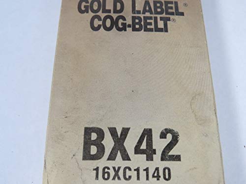 Dayco BX42 Gold Label Cog Belt, Black