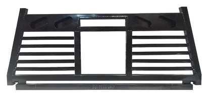 CATTLEMAN FR210LBO Cattleman HD FR210LBO Headache Rack Fits Ford F-250/F-350/F-450/F-550 Super Duty 1999-2016 Half Louvered Powder Coated Black Steel Light Cutout