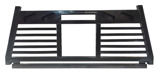 CATTLEMAN FR211LBO Cattleman HD FR211LBO Headache Rack Fits Ford F-250 F-350 F-450 F-550 Super Duty 2017-2026 Louvered Powder Coated Black Steel