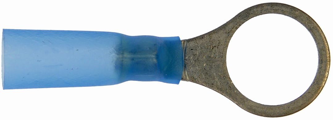 DORMAN 85218 Dorman 85218 16-14 Gauge Ring Waterproof Terminal, 3/8 in., Blue, 10 Pack