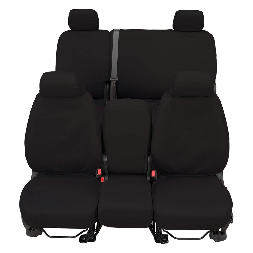COVERCRAFT SS3420PCCH Covercraft SeatSaver Front Row Custom Fit Seat Cover for Select Dodge Durango Models - Polycotton (Charcoal)