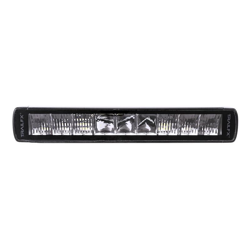 TRAILFX 10SRBKCM TrailFX 10SRBKCM Light Bar 10 Inch Single Row LED 45W Combo Spot and Flood Lights 3780 Raw Lumens Black Aluminum Housing IP67 with Brackets and Installation Hardware