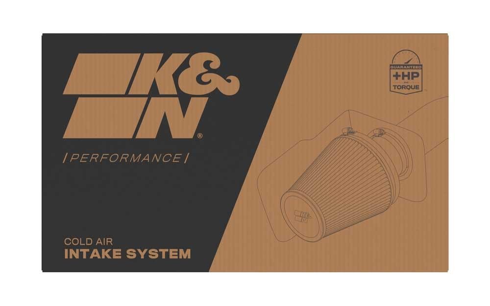 K&N 77-3077KP Cold Air Intake System: High-Flow Air Filter