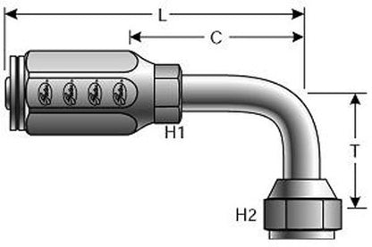 Gates G28239-0808 Field Attachable Type T