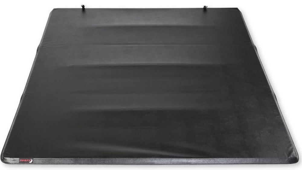 TRAILFX TFX1118 TrailFX Soft Tri-Fold Tonneau Cover Fits Chevrolet Silverado 2500 HD 6.8 ft Bed 2020-2026 Black Vinyl with Aluminum Rails 3 Panels and 2 Folds Clamp-On TrailFX TFX1118