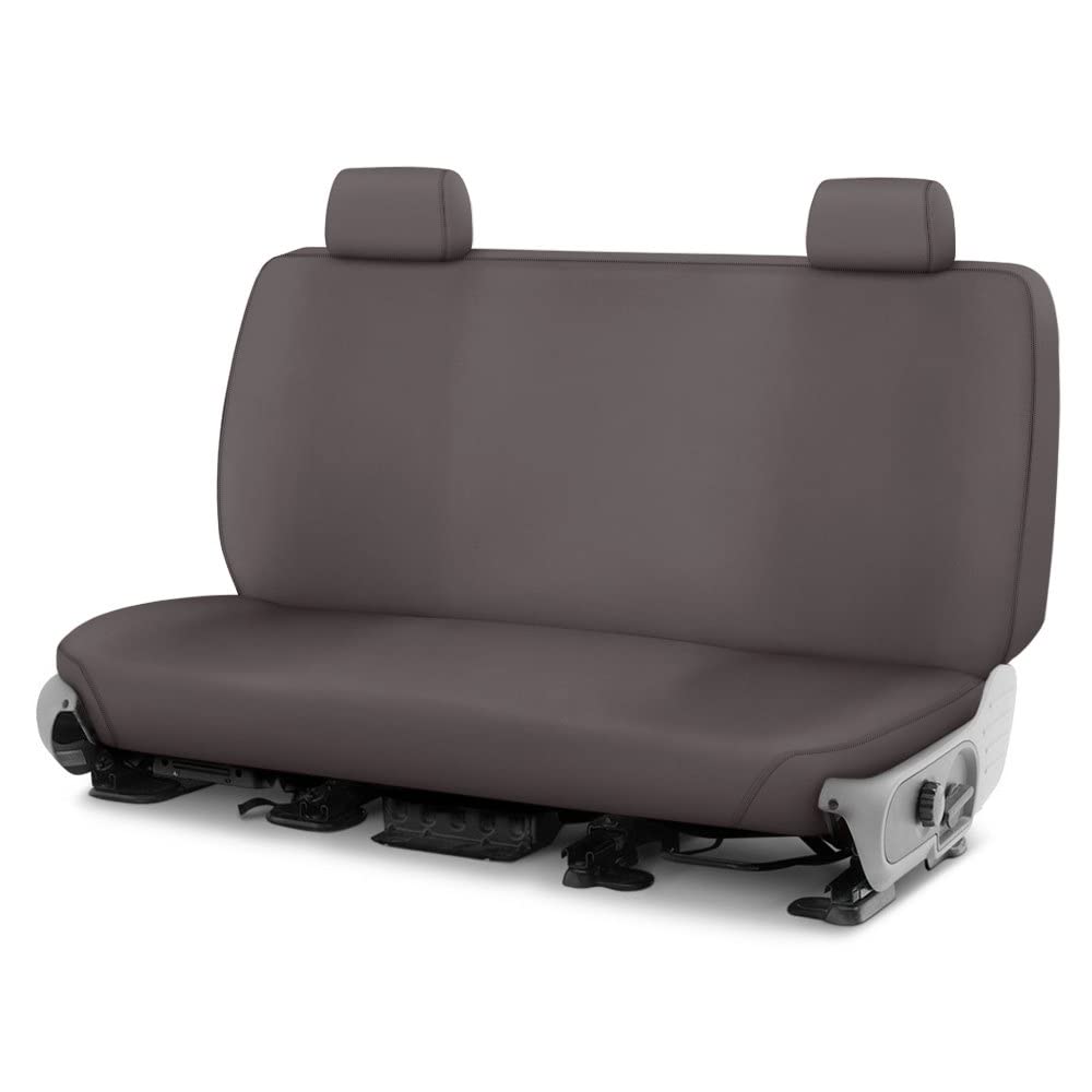 COVERCRAFT SS2359PCGY Covercraft Custom SeatSaver | SS2359PCGY | 1st Row Solid Bench Seat | Fits 2004-2010 Ford F-250/F-350, Gray