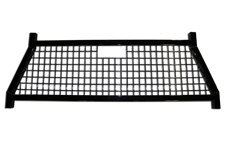 CATTLEMAN 252BM Cattleman HD Contractor Series 252BM Headache Rack Mesh Fits Chevrolet/Ford/GMC Gloss Black Powder-Coated Steel Can Be Used with Cross Bed Tool Box