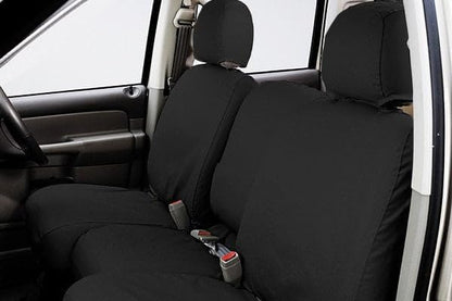 COVERCRAFT SS2468PCCH Covercraft - SS2468PCCH SeatSaver Front Row Custom Fit Seat Cover for Select Jeep Wrangler Models - Polycotton (Charcoal)