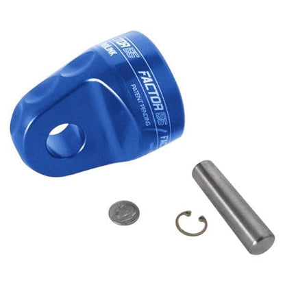 FACTOR 55 00210-02 Factor 55 ProLink Winch Shackle Mount for Large Overland and Military-Style Vehicles, Fits Lines Up to 1/2" Diameter - Blue