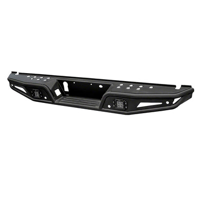 TRAILFX RPRB001TI TrailFX Rear Bumper Fits 2016-2023 Toyota Tacoma Matte Black Powder Coated Steel, One-Piece Design,OE Sensor Compatible, Hitch Compatible Bolt-On Bumper TrailFX RPRB001TI