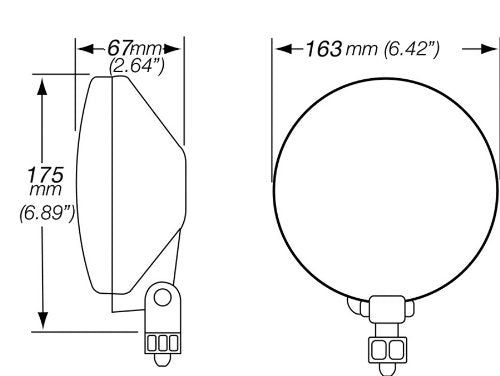 Hella 005750971 500 Series Fog Lamp Kit