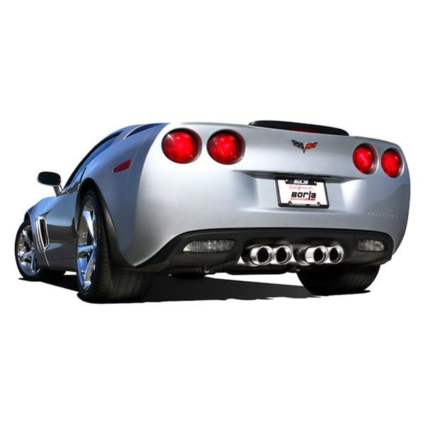 BORLA 11811 BORLA 11811 Axle-Back System for 2009-2013 Chevrolet Corvette (C6) 6.2L V8 Automatic/Manual Trans. Coupe/Convertible. Will fit vehicles with and without NPP. BORLA system does not contain NPP valves