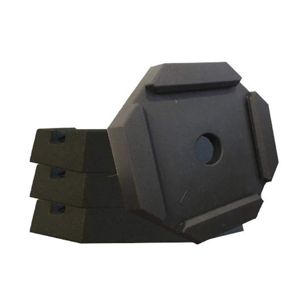 SNAPPAD BF7SP4 SnapPad BF Permanently Attached RV Leveling Jack Pad for Bigfoot Landing Feet (BF 7 4-Pack)