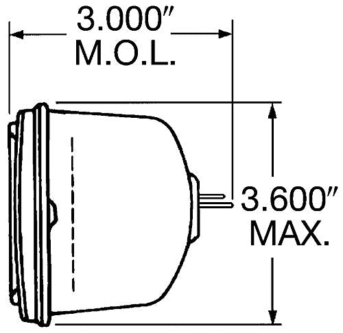 WAGNER H4703 Wagner Lighting H4703 Standard Multi-Purpose Light Bulb Box of 1