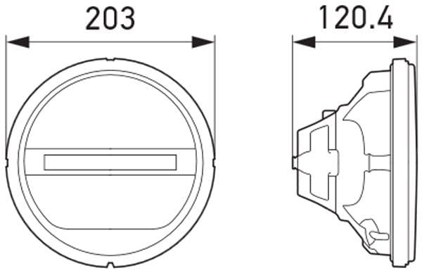 Hella 241449011 Rallye 4000 LED Replacement Insert