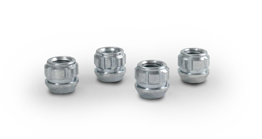 GORILLA 78631N Gorilla Automotive 78631N Acorn Open End Wheel Locks (12mm x 1.50 Thread Size) - Pack of 4