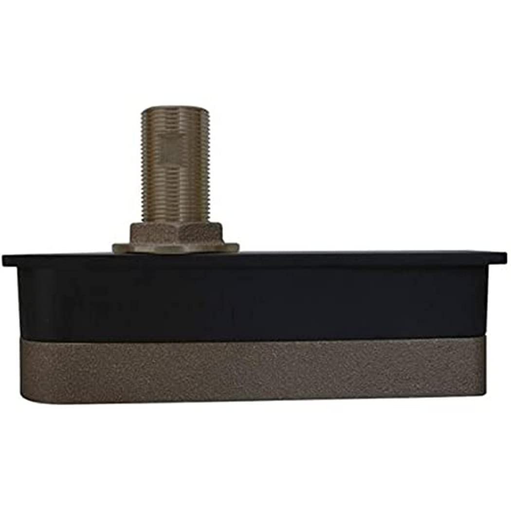 RAYMARINE A80350 Raymarine CPT-120 Bronze Through Hull Transducer W/10M Cable - Includes High Speed Fairing Block, Black, 8"
